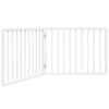 vidaXL hundegitter foldbart 2 paneler hvid 160 cm poppeltr&aelig;