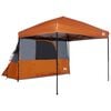 vidaXL Camping Telt S&aelig;t 2 stk. 4 personer Orange Taffeta og Stof