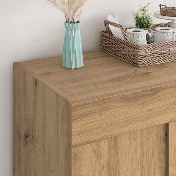vidaXL Sideboard Artisan Egetr&aelig; 69,5 x 34 x 90 cm Konstrueret tr&aelig;