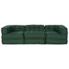 vidaXL Modulsofa 3 pcs Gr&oslash;n Stof