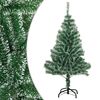 vidaXL kunstigt juletr&aelig; med sne 120 cm gr&oslash;n