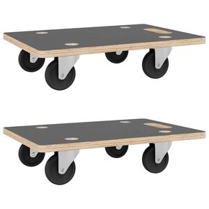 vidaXL m&oslash;belhunde 2 stk. 50x35x11,5 cm 250 kg rektangul&aelig;r