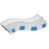 vidaXL springmadras med pocketfjedre 100x200 cm medium fast