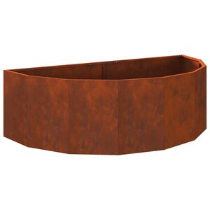 vidaXL Plantekasse Rusten 120 x 60 x 35 cm Cortenst&aring;l