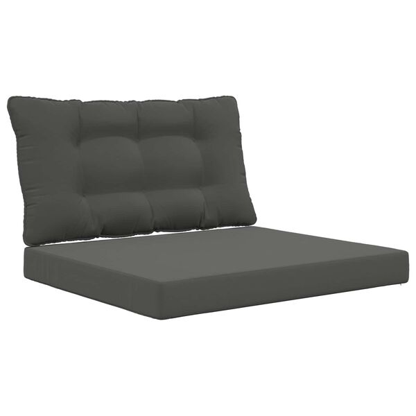 vidaXL Udend&oslash;rs Sofa Pude 2 pcs Antracit Polyester