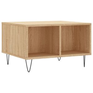 vidaXL sofabord 60x50x36,5 cm konstrueret tr&aelig; sonoma-eg