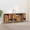 vidaXL Sideboards 3 pcs Gammelt tr&aelig; 60 x 35 x 70 cm Konstrueret tr&aelig;