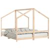 vidaXL sengeramme til juniorseng 2x(90x200) cm massivt fyrretr&aelig;