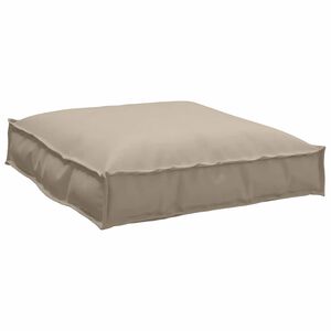 vidaXL Pude Gr&aring;brun 70 x 70 x 12 cm Oxford stof