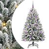 vidaXL Kunstigt juletr&aelig; 150 cm 150 LED'er Varm hvid PVC og St&aring;l