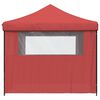 vidaXL Party Tent Bordeaux 292 x 292 x 315 cm Oxford stof