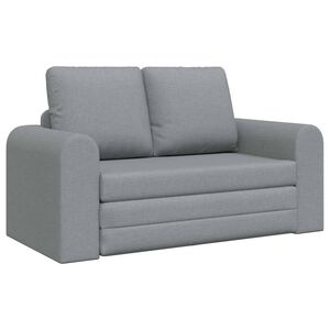vidaXL Sovesofa Lysegr&aring; 148 x 71 x 83 cm Stof