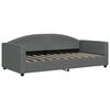 vidaXL daybed 90x190 cm stof m&oslash;rkegr&aring;