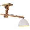 vidaXL loftlampe 105x30x65-108 cm 25 W E27 hvid