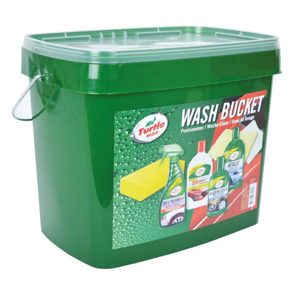 Turtle Wax poleringsprodukter til bil med spand i 7 dele