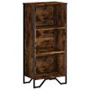 vidaXL bogreol 50x31x106 cm konstrueret tr&aelig; r&oslash;get egetr&aelig;sfarve