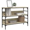 vidaXL konsolbord 100x32x75 cm konstrueret tr&aelig; sonoma-eg