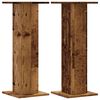 vidaXL h&oslash;jtalerstativer 2 stk. 30x30x80 cm konstrueret tr&aelig; antikt tr&aelig;