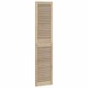 vidaXL Skabsdør med dør 4 pcs Naturfarvet 140.5 x 2.1 x 49.5 cm