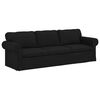 vidaXL Sofa 2 pcs Sort