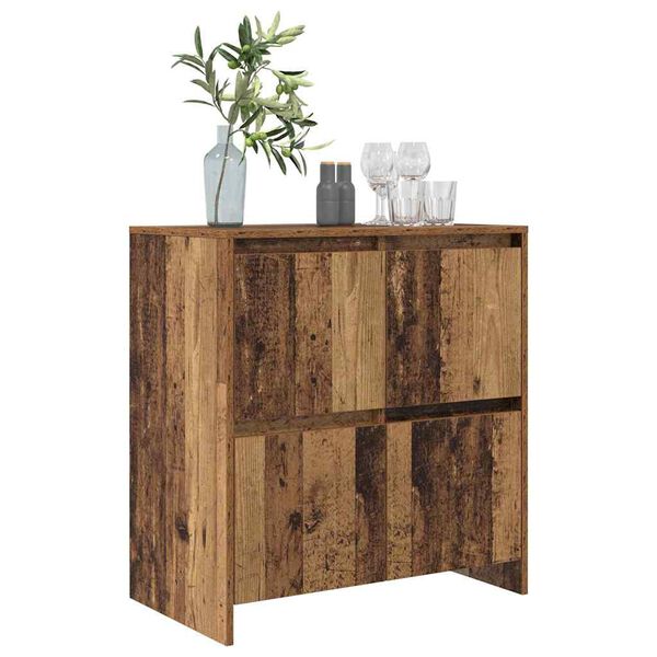 vidaXL Sideboard Gammelt tr&aelig; 70 x 41 x 75 cm Konstrueret tr&aelig;