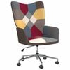 vidaXL l&aelig;nestol stof patchwork