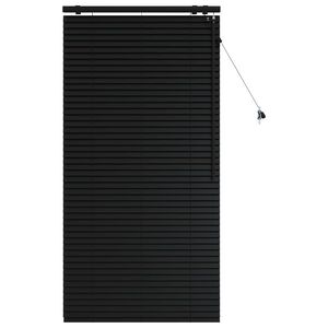 vidaXL Persienner Sort 85 x 160 cm 35 mm Massivt Paulownia Tr&aelig;