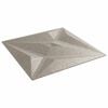 vidaXL V&aelig;gpaneler Stjerne 48 pcs Star Beton 50 x 50 cm XPS Skum