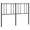 vidaXL udskiftningsgavl 140 cm metal sort