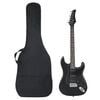 vidaXL elektrisk guitar til begyndere inkl. taske 4/4 39" sort