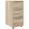 vidaXL Opbevaringsskab 40 x 48 x 81 cm Konstrueret tr&aelig; Sonoma eg