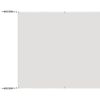 vidaXL lodret markise 140x600 cm oxfordstof hvid