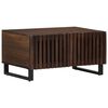 vidaXL sofabord 80x51x40 cm massivt mangotr&aelig; brun