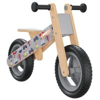 vidaXL løbecykel til børn print grå