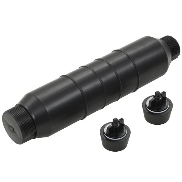 vidaXL gizzmo-enhed til pool med 2 vinterpropper HDPE