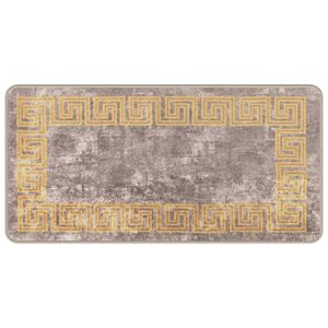vidaXL T&aelig;ppe Runner MARSA Gr&aring; 50 x 100 cm Polyester og PVC