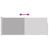 vidaXL sammenrullelig sidemarkise 120x300 cm gr&aring;