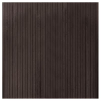 vidaXL gulvtæppe 100x200 cm rektangulær bambus mørkebrun
