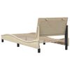 vidaXL sengeramme uden madras Hanko 90x190 cm stof cremefarvet