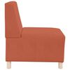 vidaXL | Modulsofa enhed uden arme | Orange 55 x 74 x 82 cm Corduroy stof