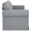 vidaXL Sofa Lysegr&aring; 245 x 82 x 80 cm Stof