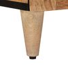 vidaXL Sideboard Naturfarvet 40 x 33,5 x 75 cm Massivt mangotr&aelig;
