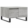 vidaXL sofabord 55x55x36,5 cm konstrueret tr&aelig; gr&aring; sonoma-eg
