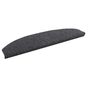 vidaXL Selvkl&aelig;bende Trappem&aring;tter 15 stk. 80 x 24,5 x 3,5 cm M&oslash;rkegr&aring;