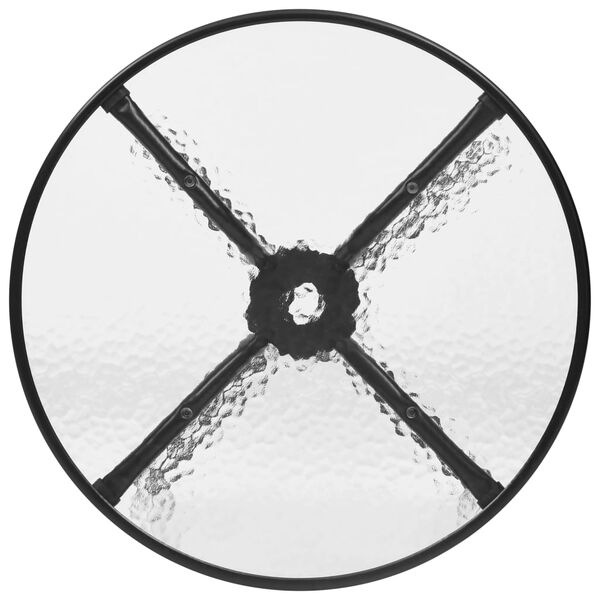 vidaXL spisebordss&aelig;t til haven 3 dele sort