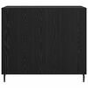 vidaXL Sideboard Sort eg 90 x 34 x 80 cm Konstrueret tr&aelig;