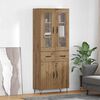 vidaXL Highboard Artisan Egetr&aelig; 69,5 x 34 x 90 cm Konstrueret tr&aelig;