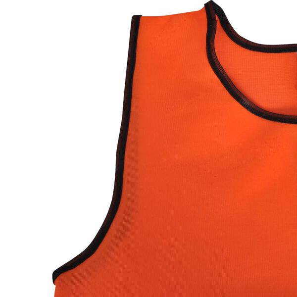 10 stk Orange Sport Bib Junior