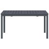 vidaXL Extension Table Antracit 180 x 80 x 76 cm Stål