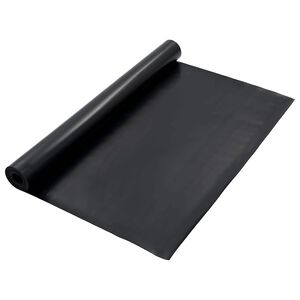 vidaXL Gulvm&aring;tte Sort 1,2 x 5 m Gummi